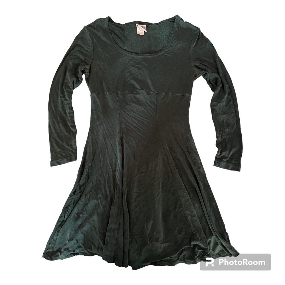 Slinky Green Dress
